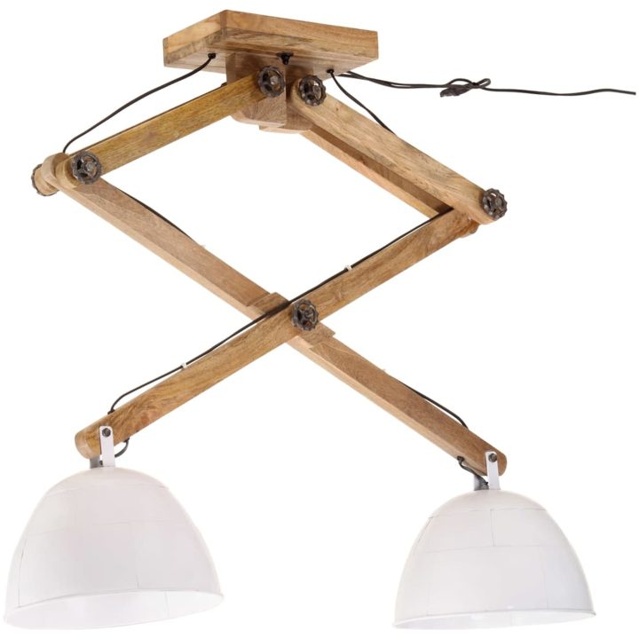 Taklampa 25 W vit 29x18x85 cm E27 vidaXL – bild 2