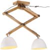 Taklampa 25 W vit 29x18x85 cm E27 vidaXL – miniatyr 1