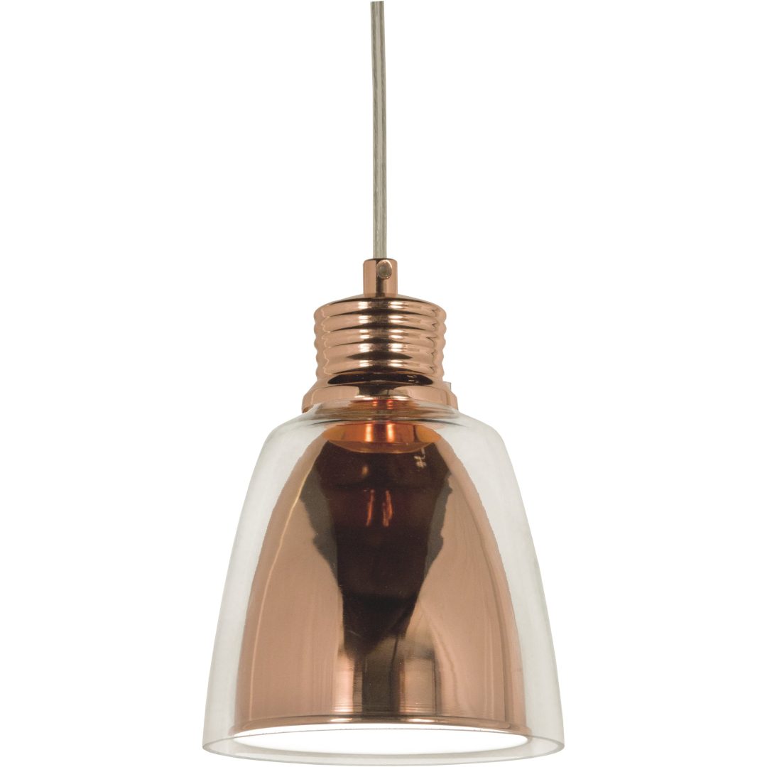 Taklampa Bay Koppar/klar ANETA HOME