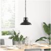 Taklampa E27 svart ⌀31 cm järn vidaXL – miniatyr 3
