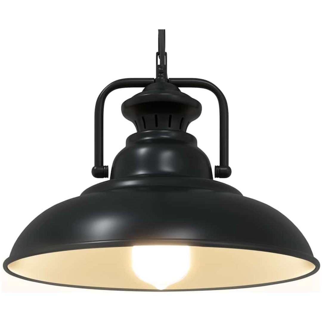 Taklampa E27 svart ⌀31 cm järn vidaXL – bild 5