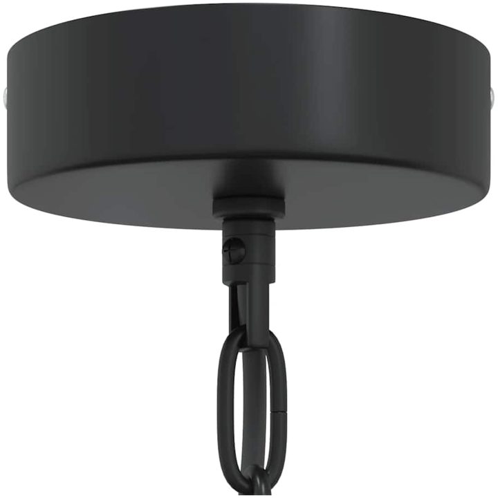 Taklampa E27 svart ⌀31 cm järn vidaXL – bild 7