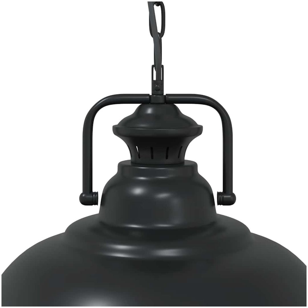 Taklampa E27 svart ⌀31 cm järn vidaXL – bild 8