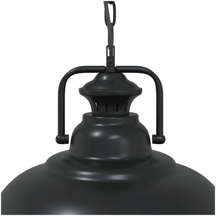Taklampa E27 svart ⌀31 cm järn vidaXL – bild 8