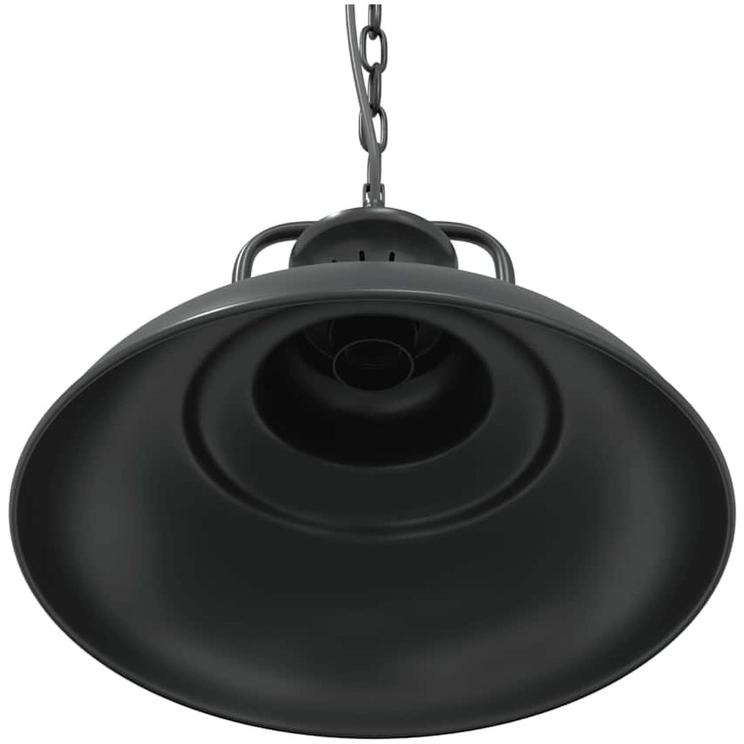 Taklampa E27 svart ⌀31 cm järn vidaXL – bild 9