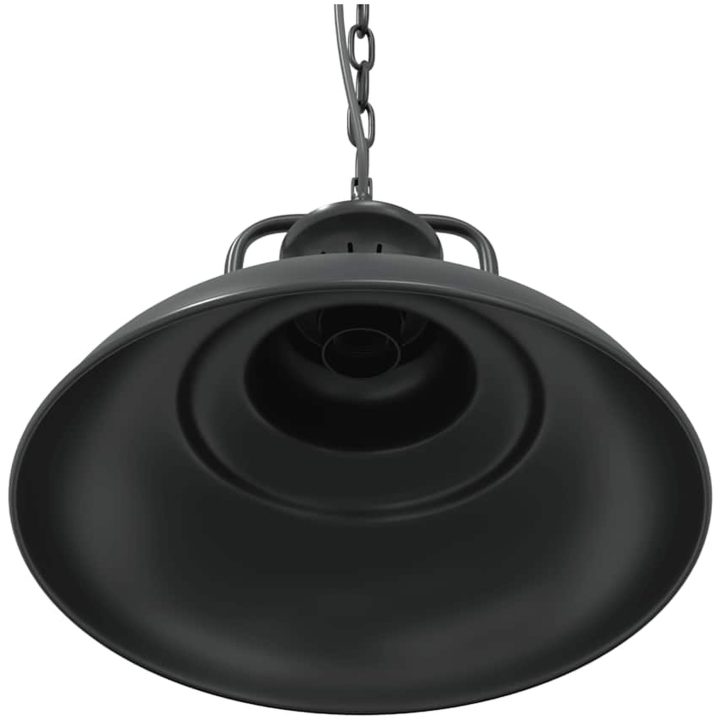 Taklampa E27 svart ⌀31 cm järn vidaXL – bild 9