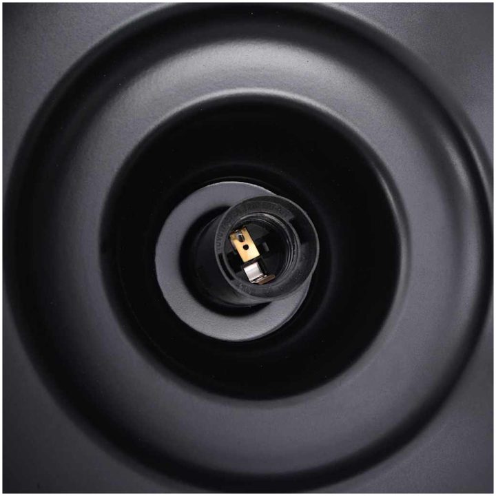 Taklampa E27 svart ⌀31 cm järn vidaXL – bild 10