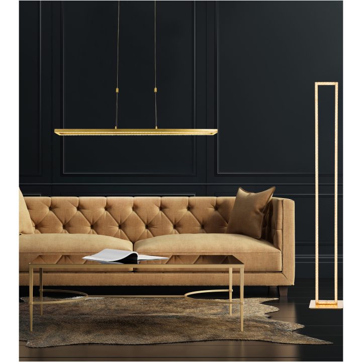 Taklampa Gemini Bladguld/klar ANETA HOME – bild 2