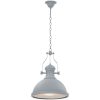 Taklampa grå rund E27 vidaXL – miniatyr 2