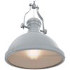 Taklampa grå rund E27 vidaXL – miniatyr 5