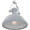 Taklampa grå rund E27 vidaXL – miniatyr 6