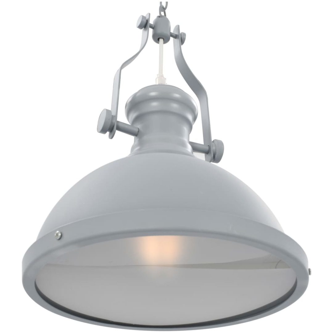 Taklampa grå rund E27 vidaXL – bild 6