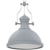 Taklampa grå rund E27 vidaXL – miniatyr 1