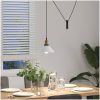 Taklampa höjdjusterbar E27 blank vit ⌀22 cm metall vidaXL – miniatyr 4