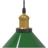 Taklampa höjdjusterbar E27 glans grön ⌀22 cm metall vidaXL – miniatyr 7