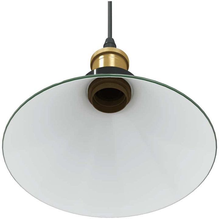 Taklampa höjdjusterbar E27 glans grön ⌀22 cm metall vidaXL – bild 8