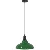 Taklampa höjdjusterbar E27 glans grön ⌀31 cm metall vidaXL – miniatyr 2