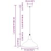 Taklampa höjdjusterbar E27 glans grön ⌀31 cm metall vidaXL – miniatyr 11