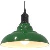 Taklampa höjdjusterbar E27 glans grön ⌀31 cm metall vidaXL – miniatyr 5