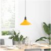 Taklampa höjdjusterbar E27 glans gul ⌀31 cm metall vidaXL – miniatyr 3