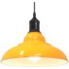 Taklampa höjdjusterbar E27 glans gul ⌀31 cm metall vidaXL – miniatyr 5