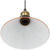 Taklampa höjdjusterbar E27 glans orange ⌀22 cm metall vidaXL – miniatyr 9