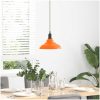 Taklampa höjdjusterbar E27 glans orange ⌀31 cm metall vidaXL – miniatyr 3