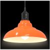 Taklampa höjdjusterbar E27 glans orange ⌀31 cm metall vidaXL – miniatyr 6