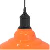 Taklampa höjdjusterbar E27 glans orange ⌀31 cm metall vidaXL – miniatyr 8