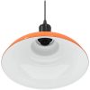 Taklampa höjdjusterbar E27 glans orange ⌀31 cm metall vidaXL – miniatyr 9