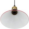 Taklampa höjdjusterbar E27 glans röd ⌀22 cm metall vidaXL – miniatyr 9