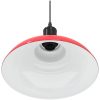 Taklampa höjdjusterbar E27 glans röd ⌀31 cm metall vidaXL – miniatyr 9