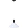 Taklampa höjdjusterbar E27 glans vit ⌀31 cm metall vidaXL – miniatyr 2