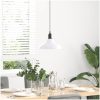 Taklampa höjdjusterbar E27 glans vit ⌀31 cm metall vidaXL – miniatyr 3