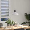 Taklampa höjdjusterbar E27 glans vit ⌀31 cm metall vidaXL – miniatyr 4