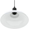 Taklampa höjdjusterbar E27 glans vit ⌀31 cm metall vidaXL – miniatyr 9