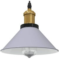 Taklampa höjdjusterbar E27 glansgrå ⌀22 cm metall vidaXL