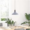 Taklampa höjdjusterbar E27 glansgrå ⌀31 cm metall vidaXL – miniatyr 3