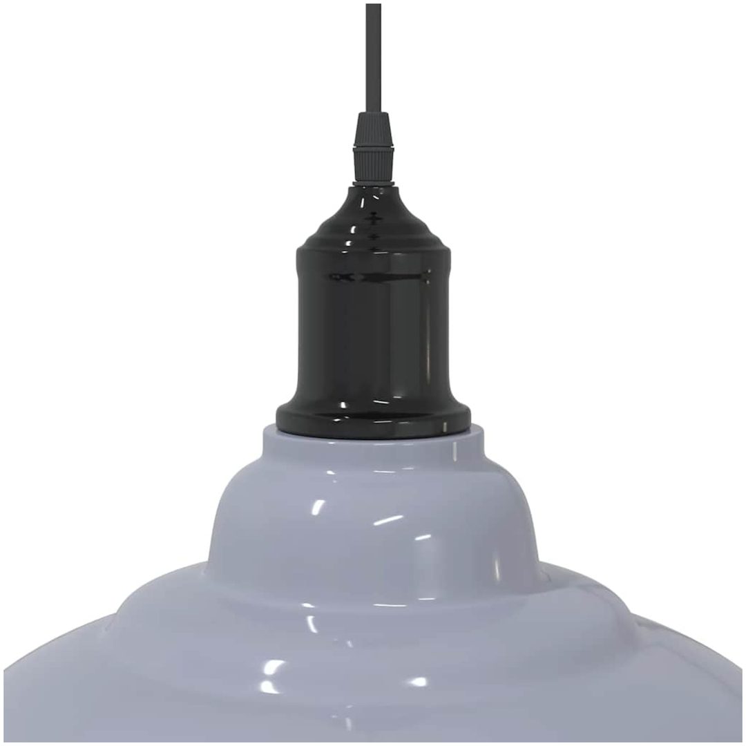 Taklampa höjdjusterbar E27 glansgrå ⌀31 cm metall vidaXL – bild 8