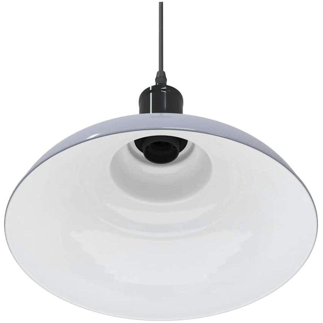 Taklampa höjdjusterbar E27 glansgrå ⌀31 cm metall vidaXL – bild 9