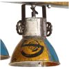 Taklampa industriell 25 W flerfärgad 111cm E27 vidaXL – miniatyr 6