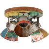 Taklampa industriell 25 W flerfärgad 42x25cm E27 vidaXL – miniatyr 3