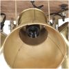 Taklampa industriell 25 W mässing 42x27cm E27 vidaXL – miniatyr 5