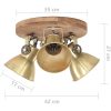 Taklampa industriell 25 W mässing 42x27cm E27 vidaXL – miniatyr 7