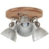 Taklampa industriell 25 W silver 42x27cm E27 vidaXL – miniatyr 2