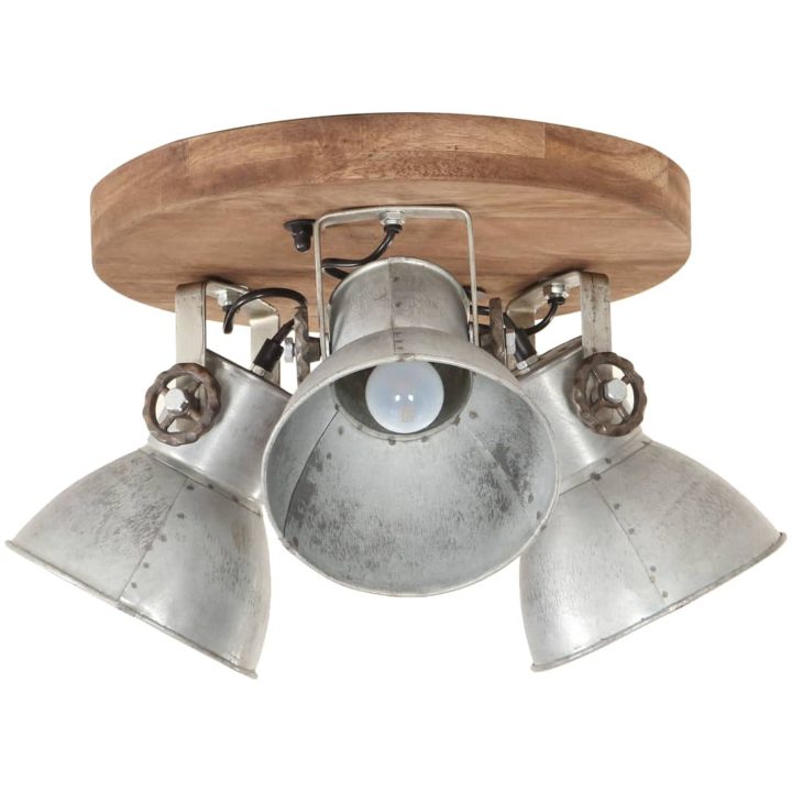Taklampa industriell 25 W silver 42x27cm E27 vidaXL – bild 2