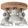 Taklampa industriell 25 W silver 42x27cm E27 vidaXL – miniatyr 3