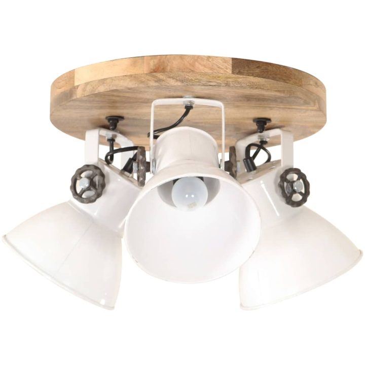 Taklampa industriell 25 W vit 42x27cm E27 vidaXL – bild 2