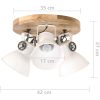 Taklampa industriell 25 W vit 42x27cm E27 vidaXL – miniatyr 7