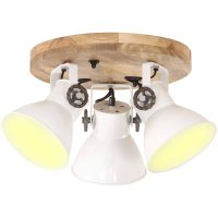 Taklampa industriell 25 W vit 42x27cm E27 vidaXL